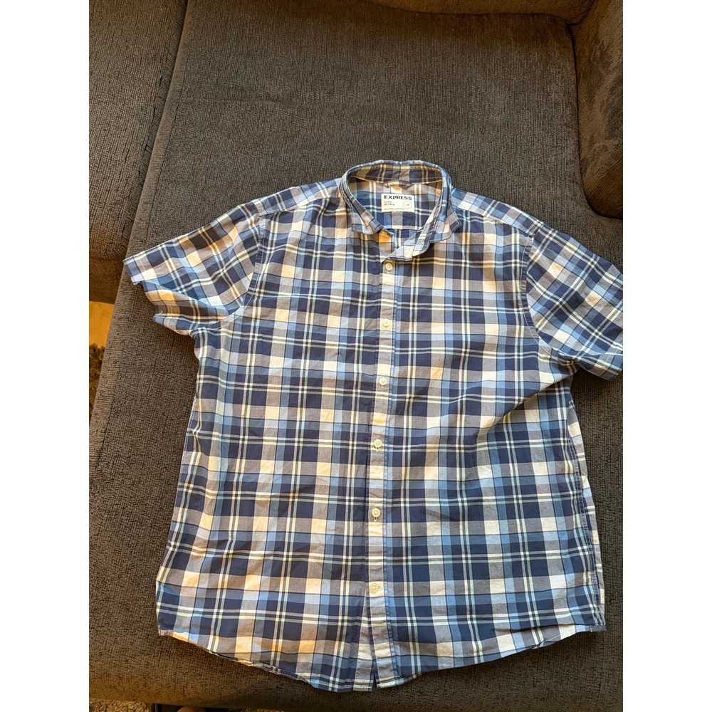 Express Classic Button Up Shirt‎ Men's Size Large